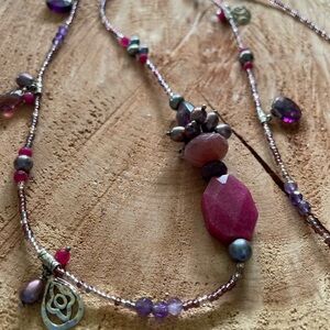 Silpada - Blush Wine Necklace. N2348
